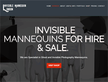 Tablet Screenshot of invisiblemannequinlondon.com